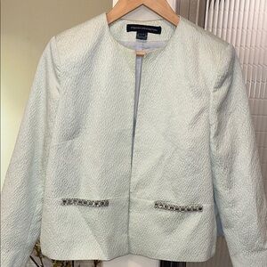 French Connection light green  Blazer Elegant Minimalist Design - size 12